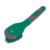Green and gray helly hansen sport active bucket brush with dense stiff bristles for tough grooming jobs