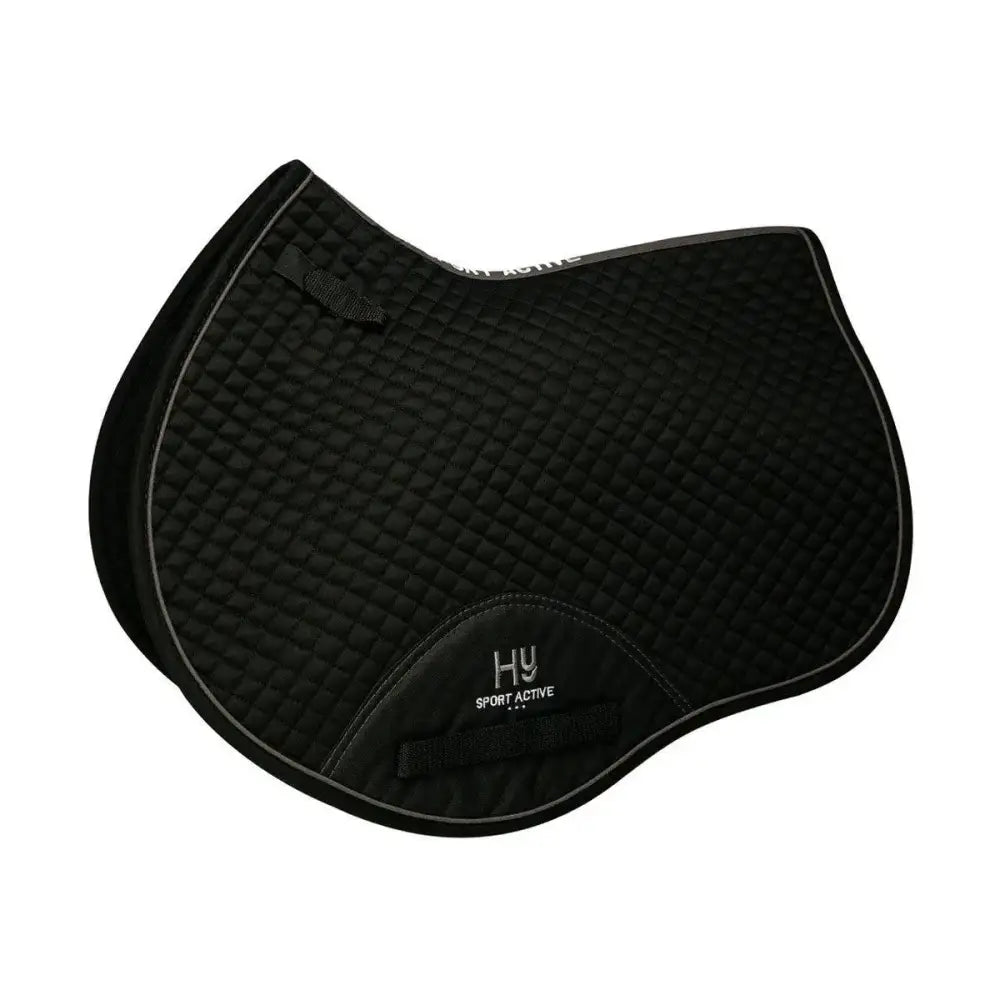 Hy Sport Active Close Contact Saddle Pad Black Full Saddle Pads Barnstaple Equestrian Supplies