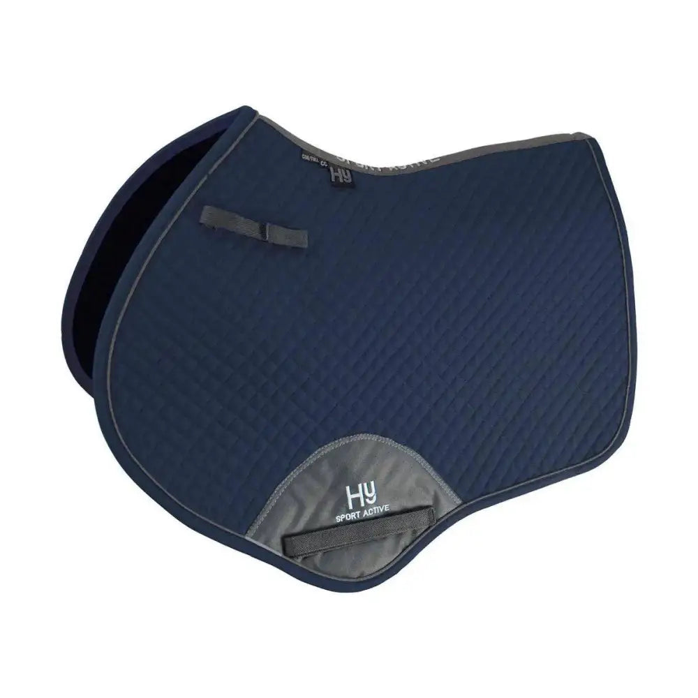 Hy Sport Active Close Contact Saddle Pad Midnight Navy Full Saddle Pads Barnstaple Equestrian Supplies