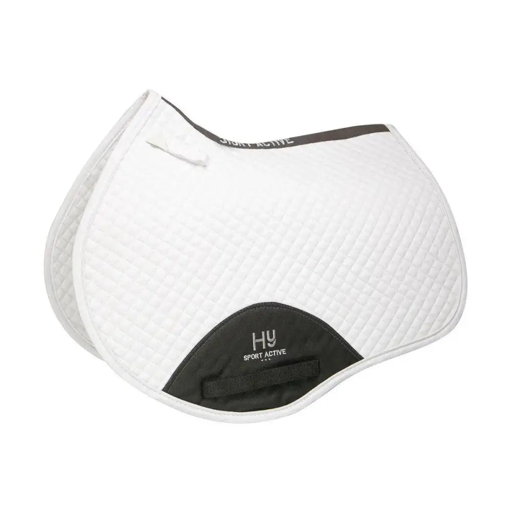 Hy Sport Active Close Contact Saddle Pad White Full Saddle Pads Barnstaple Equestrian Supplies