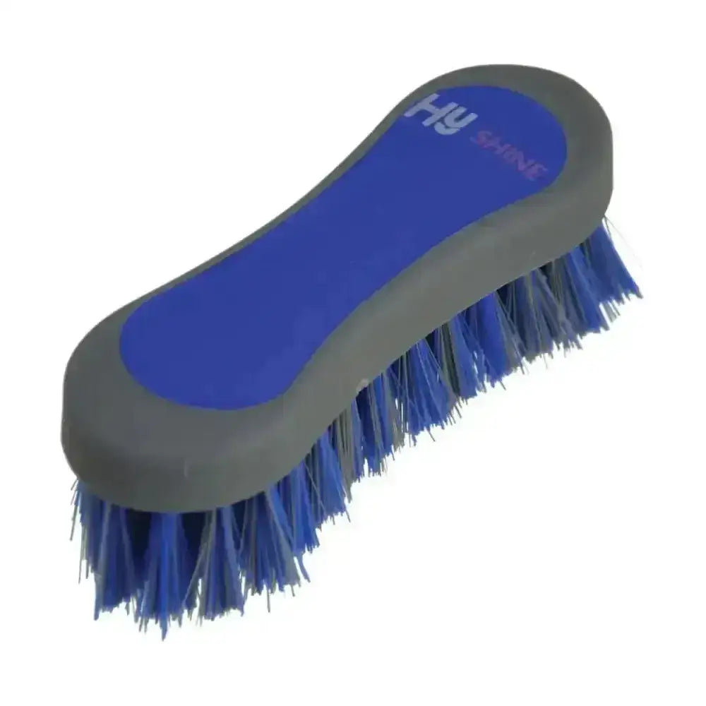 Hy sport active face brush with blue and gray two-tone pp bristles and dense stiff bristles for sport active face use