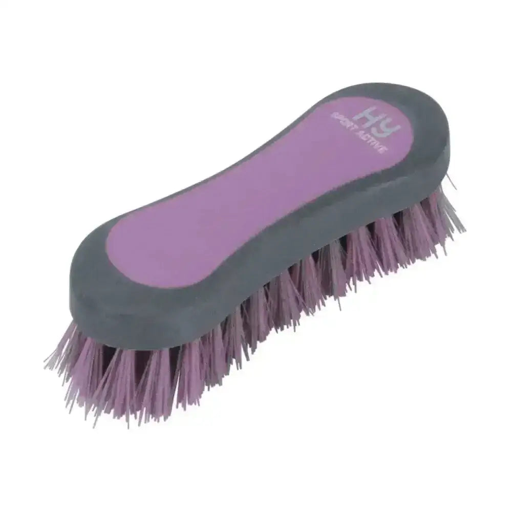 Hy sport active face brush with purple and gray two-tone pp bristles and soft bristles for gentle cleansing