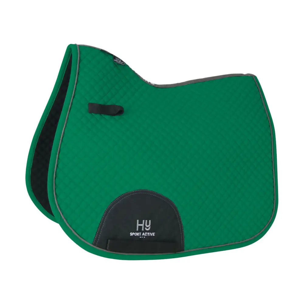 Hy Sport Active GP Saddle Pad Emerald Green Full Saddle Pads Barnstaple Equestrian Supplies