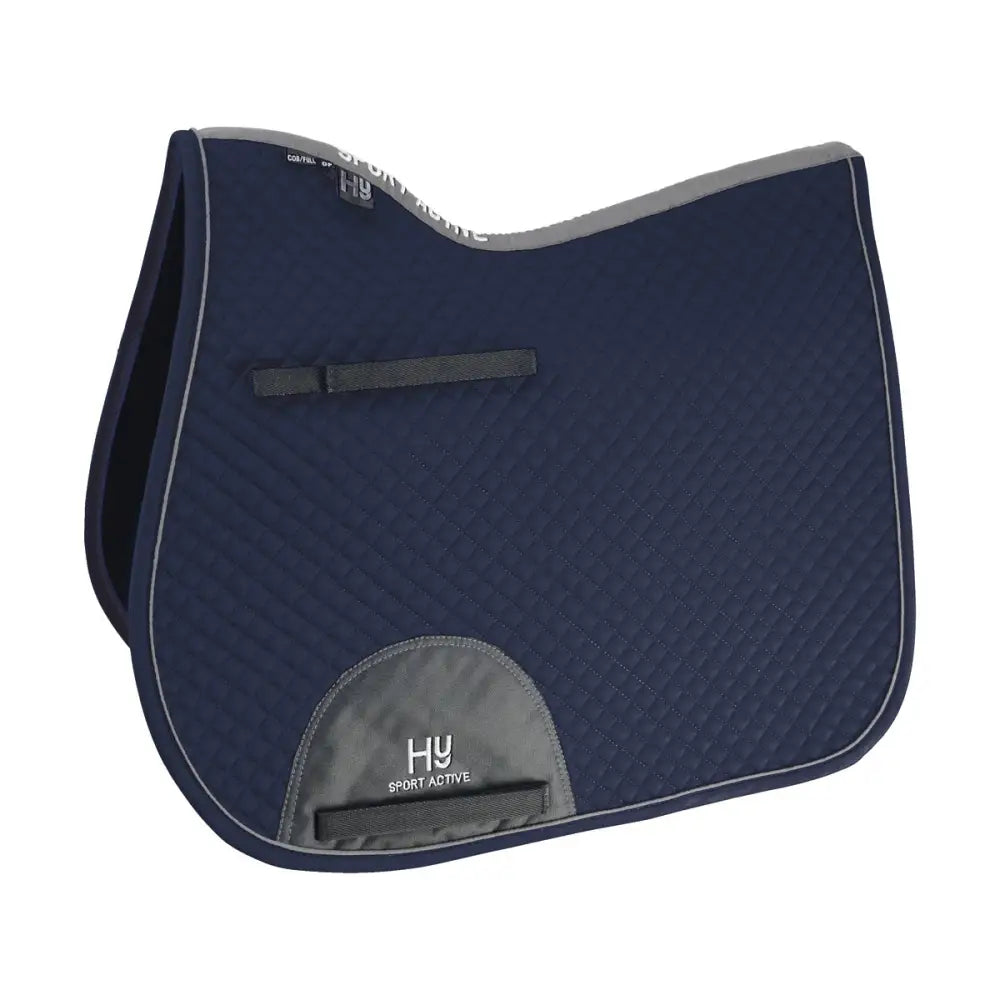 Hy Sport Active GP Saddle Pad Midnight Navy Pony/Cob Saddle Pads Barnstaple Equestrian Supplies