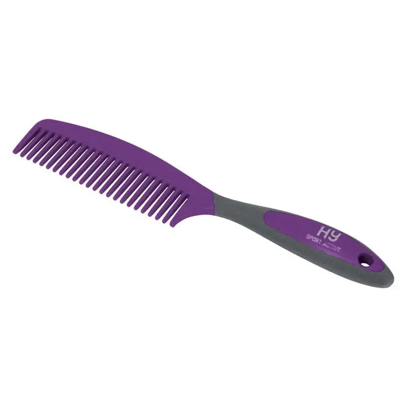 Hy Sport Active Groom Combs Amethyst Purple HY Equestrian Brushes & Combs Barnstaple Equestrian Supplies