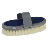 Hy Sport Active Groom Goat Hair Body Brush Midnight Navy HY Equestrian Brushes & Combs Barnstaple Equestrian Supplies