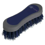 Dark blue and gray active groom hoof brush with dense stiff bristles perfect for equestrian groom hoof care