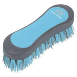 Blue and gray soft bristle groom hoof brush perfect for equestrian active groom by hy sport active groom hoof