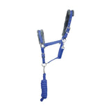 Hy Sport Active Head Collar & Lead Rope Cobalt Blue Full Headcollar & Lead Rope Barnstaple Equestrian Supplies