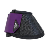 Hy sport active over reach boots in purple and black with textured woven pattern from the active colour collection boots match perfectly