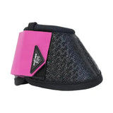 Pink and black hy sport active over reach boots with textured pattern from the active colour collection boots match perfectly