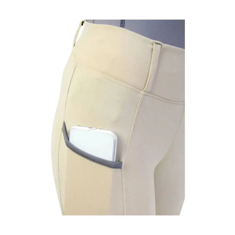 Hy Sport Active Riding Tights Beige/Pencil Point Grey X Small Riding Tights
