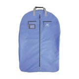 Blue hy sport active show jacket bag with gray handles and zippers perfect for competition jackets and kit bags with convenient carry handles