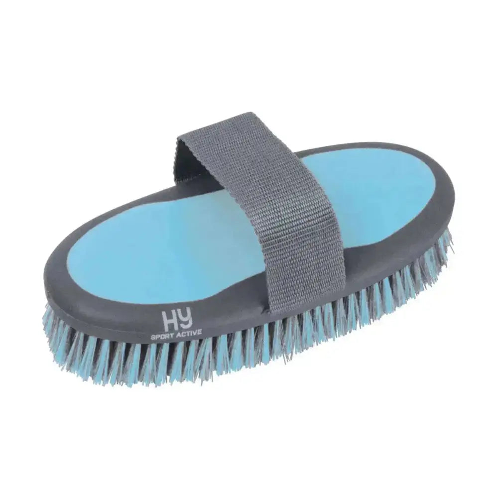 Hy Sport Active Sponge Brush Sky Blue Sponge Brushes Barnstaple Equestrian Supplies