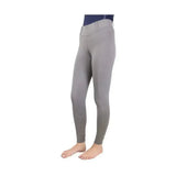 Gray hy sport active young rider riding tights with smooth form-fitting design and high waistband for riding comfort