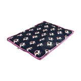Hy Unicorn Dog Bed Navy/Pink 60 X 80cm Dog Beds