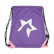 Hy Zeddy Drawstring Bag Floral Lavender/Pink Powder Blush Kit Bags