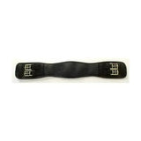 HyCOMFORT Waffle Dressage Girth - Elasticated Both Ends Black 16" / 40Cm Girths