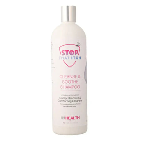 HyHEALTH STOP THAT ITCH! Cleanse & Soothe Shampoo by Hy Equestrian 500ml Anti Itch Shampoos