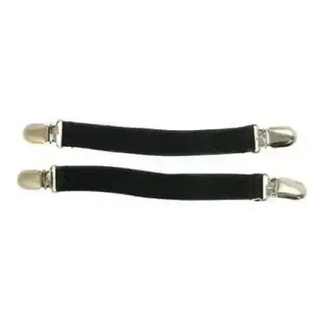 HyLAND Elastic Jodhpur Clips Brown Competition Accessories Barnstaple Equestrian Supplies