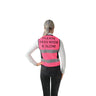 HyVIZ Waistcoat - Please Pass Wide & Slow by Hy Equestrian HiVis X Small Pink/Black Barnstaple Equestrian Supplies