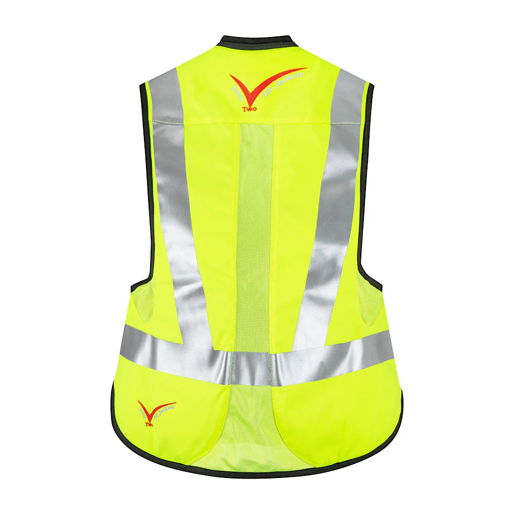 Point Two ProAir Hi Viz Yellow Equestrian Air Vests