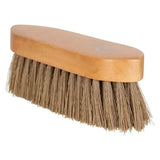 Light brown wooden-handled imperial riding dandy brush with natural bristles for grooming horses