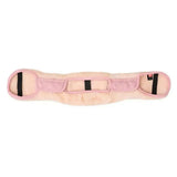 Imperial riding girth cover fur star classy pink with pink plush waist support and three adjustable black elastic straps