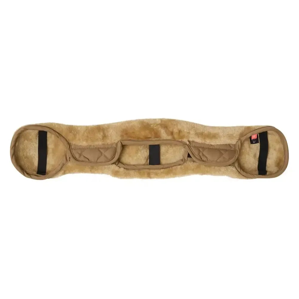 Imperial Riding Girth Cover Fur Star Taupe 55 Cm Taupe Girth Covers