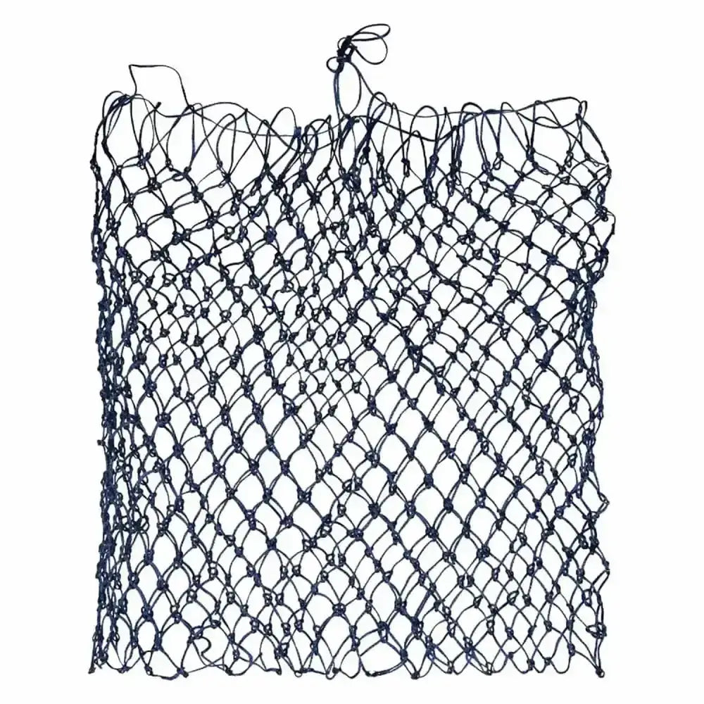 Black mesh net with diamond pattern and reinforced knots on imperial riding haynet irhzone for small maize haynet use
