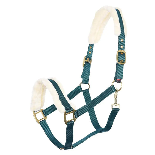 Imperial Riding Headcollar Classic Fur Forest Green Cob Forest Green Barnstaple Equestrian Supplies