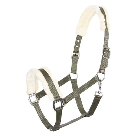 Imperial Riding Headcollar Classic Fur Olive Green Foal Olive Green Headcollars