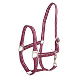 Imperial Riding Headcollar Economic Rose/Bordeaux/Silver Cob Rose/Bordeaux/Silver Barnstaple Equestrian Supplies