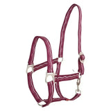 Imperial Riding Headcollar Economic Rose/Bordeaux/Silver Cob Rose/Bordeaux/Silver Headcollars