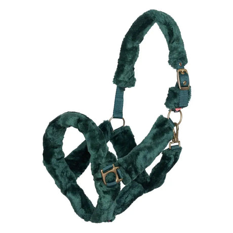 Imperial Riding Headcollar Fur Star Forest Green Pony Forest Green Headcollars Barnstaple Equestrian Supplies