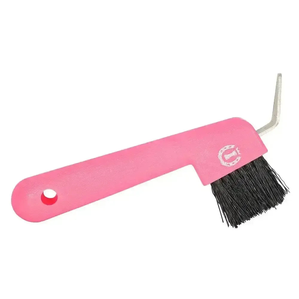 Imperial Riding Hoof Pick With Brush Black Hoof Picks