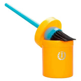 Imperial Riding Irhhoof Oil Brush With Container Neon Orange Hoof Brush