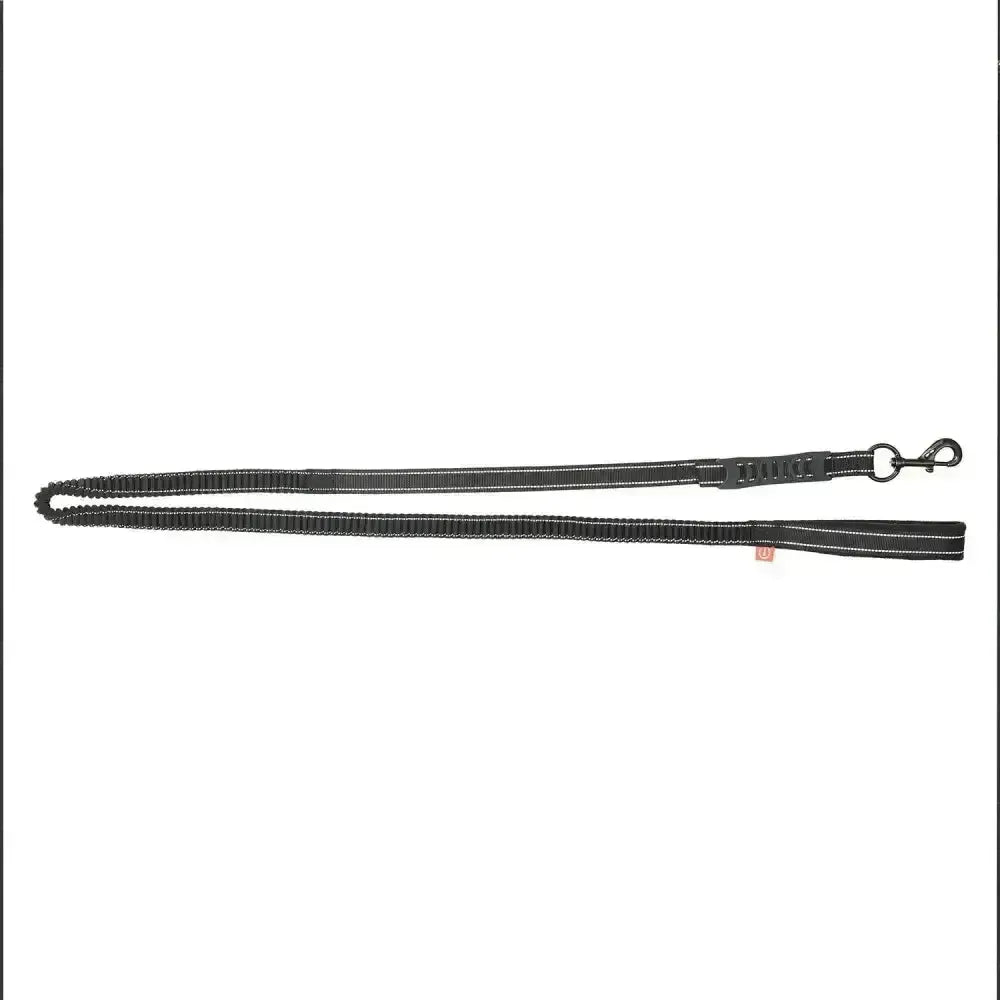 Imperial Riding Lead Rein Irhflexi-Fleece Black/Reflective Lead Ropes