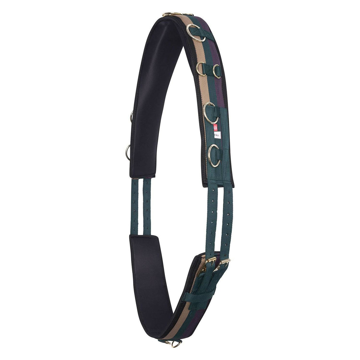 Imperial Riding Lunging Girth Deluxe Extra Multi Forest Green Cob Multi Forest Green Barnstaple Equestrian Supplies