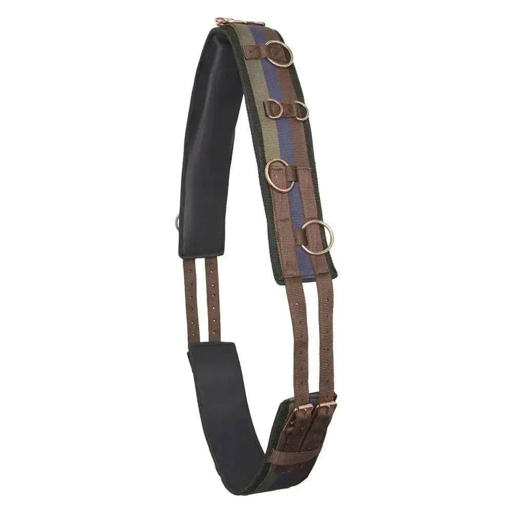 Imperial Riding Lunging Girth Deluxe Extra Multi Walnut Pony Multi Walnut Lunging Cavesson