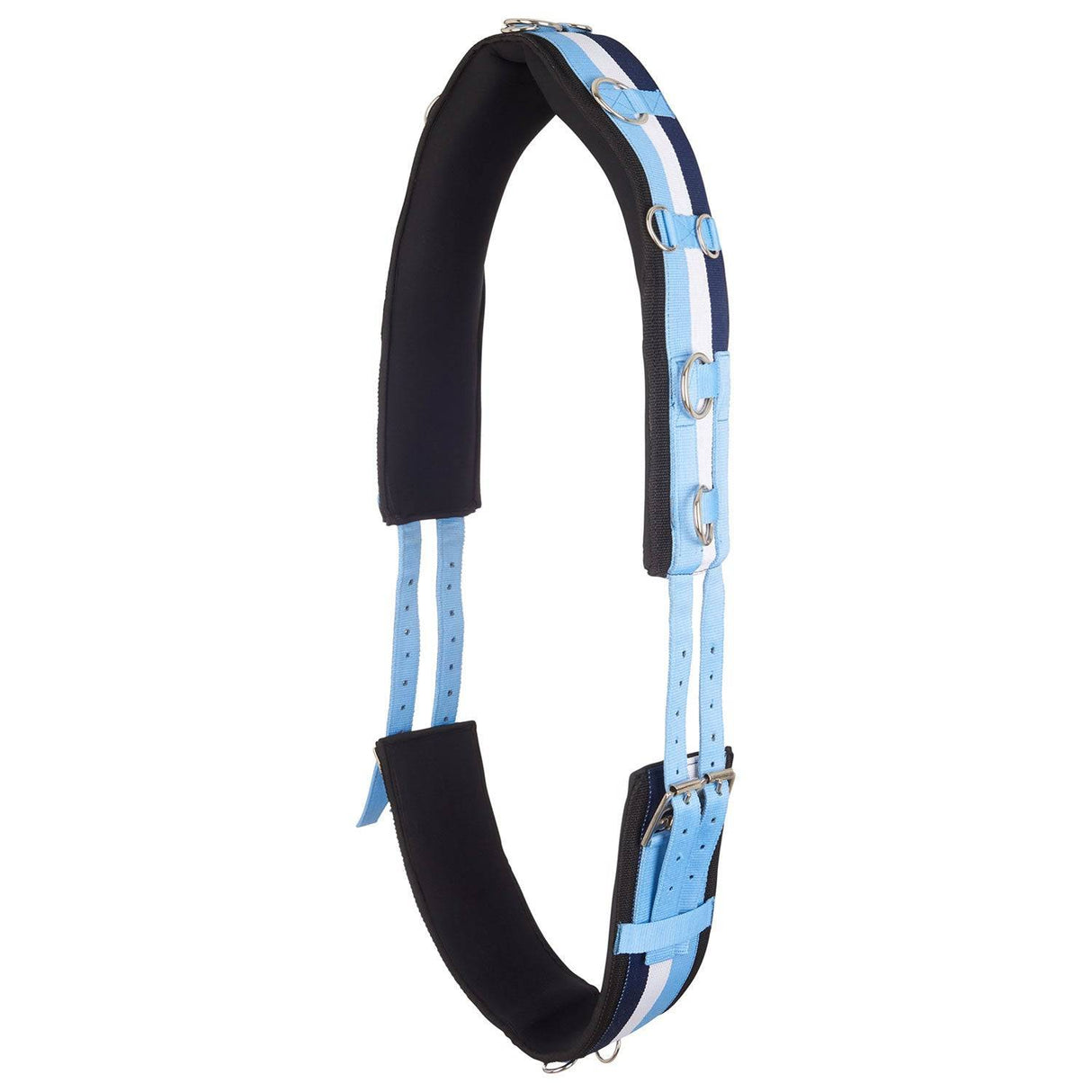 Imperial Riding Lunging Girth Nylon Deluxe Blue Breeze Cob Blue Breeze Barnstaple Equestrian Supplies