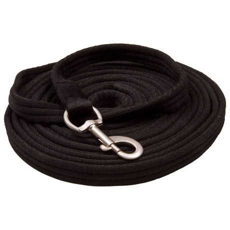 Imperial Riding Lunging Line Soft Cushion Web Extra Black Barnstaple Equestrian Supplies