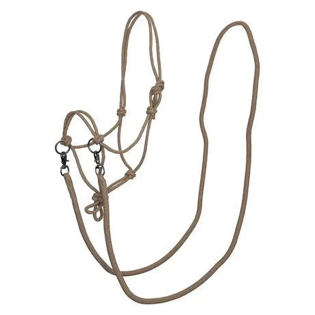 Imperial Riding Rope Headcollar Free Ride Cappuccino Full Cappuccino Rope Headcollars
