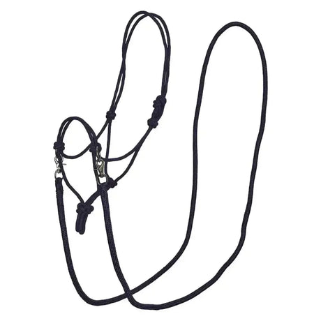 Imperial Riding Rope Headcollar Free Ride Navy Full Navy Rope Headcollars
