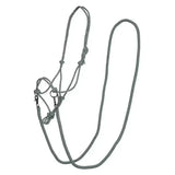 Imperial Riding Rope Headcollar Free Ride Sage Green Cob Sagegreen Rope Headcollars