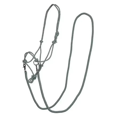 Imperial Riding Rope Headcollar Free Ride Sage Green Cob Sage Green Rope Headcollars