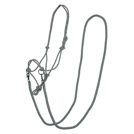 Imperial Riding Rope Headcollar Free Ride Sage Green Cob Sage Green Rope Headcollars