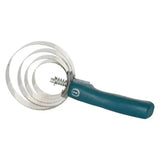 Imperial Riding Spring Comb Round With Handle Black Curry Combs