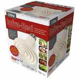 Intelec dull emitter 150w white ceramic infra-red heat bulb for pets and livestock providing gentle warmth