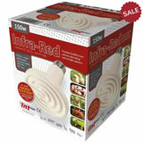 Intelec Dull Emitter Ceramic Infra-Red Heat Bulb 100 W Small Pet